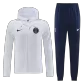PSG Hoodie Sweatshirt Kit 2022/23 - White (Top+Pants) - goaljerseys