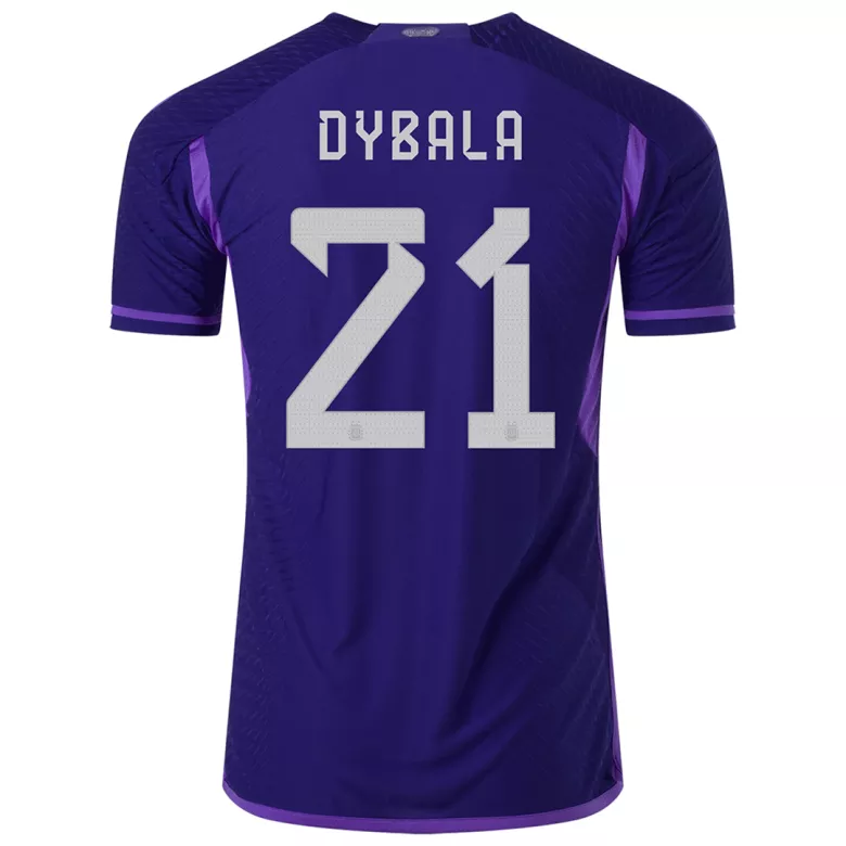 Argentina DYBALA #21 Away Jersey Authentic 2022 - gojersey