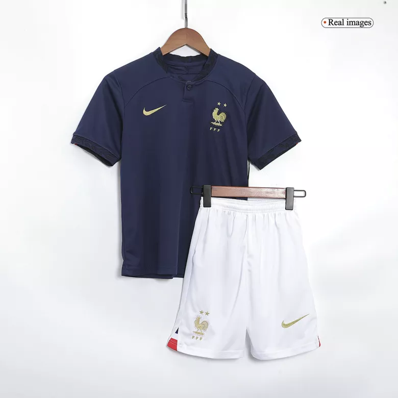 France Home Jersey Kit 2022 Kids(Jersey+Shorts+Socks) - gojersey