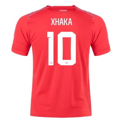 Switzerland XHAKA #10 Home Jersey 2022 - gojersey