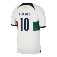 Portugal BERNARDO #10 Away Jersey Authentic 2022 - goaljerseys