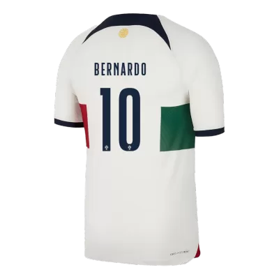 Portugal BERNARDO #10 Away Jersey Authentic 2022 - gojersey