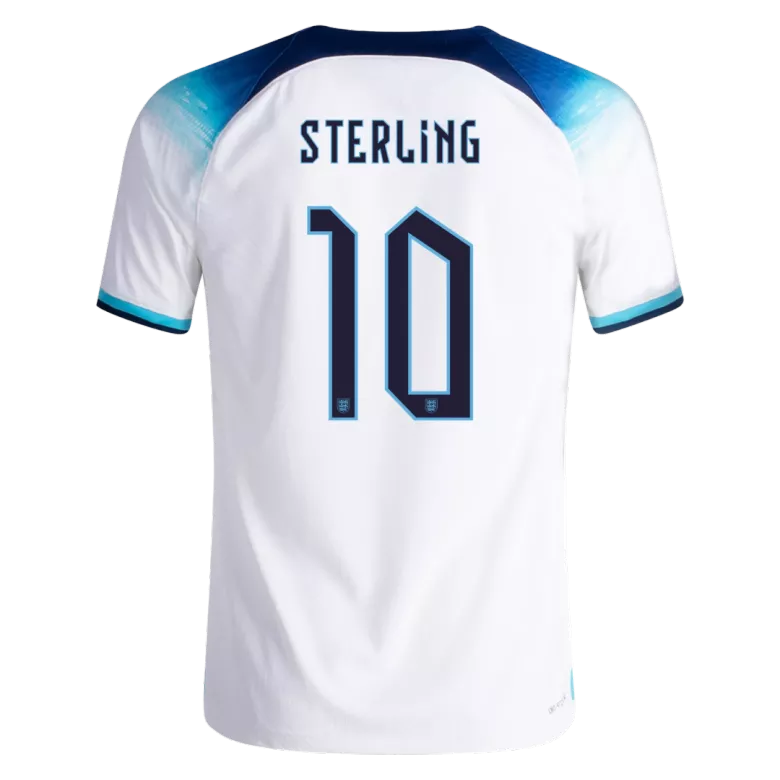 England STERLING #10 Home Jersey Authentic 2022 - gojersey