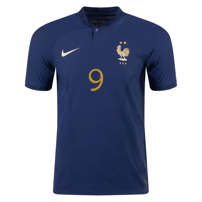 France GIROUD #9 Home Jersey Authentic 2022 - gojersey