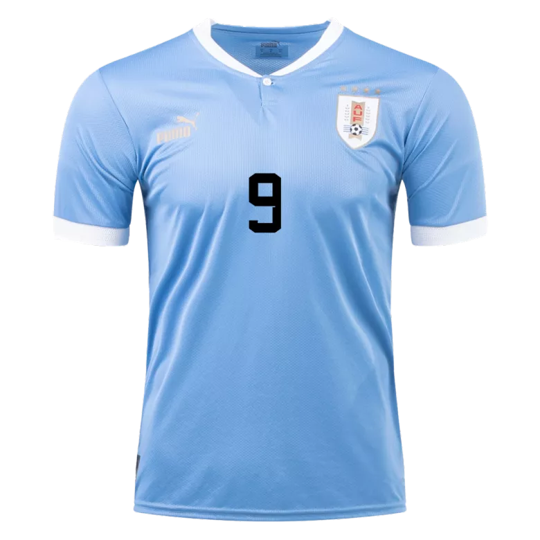 Uruguay L. SUAREZ #9 Home Jersey 2022 - gojersey