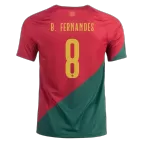 Portugal B.FERNANDES #8 Home Jersey 2022 - goaljerseys