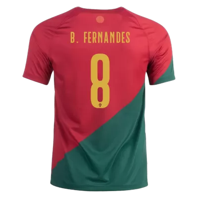 Portugal B.FERNANDES #8 Home Jersey 2022 - gojersey