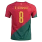 Portugal B.FERNANDES #8 Home Jersey 2022 - goaljerseys
