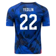 USA YEDLIN #22 Away Jersey 2022 - goaljerseys