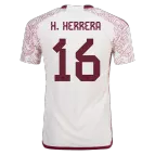 Mexico H.HERRERA #16 Away Jersey Authentic 2022 - goaljerseys