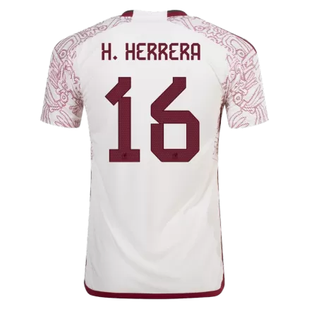 Mexico H.HERRERA #16 Away Jersey Authentic 2022 - gojerseys