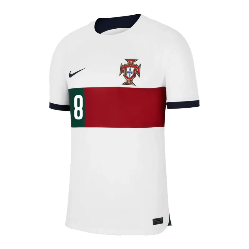 Portugal B.FERNANDES #8 Away Jersey 2022 - gojersey