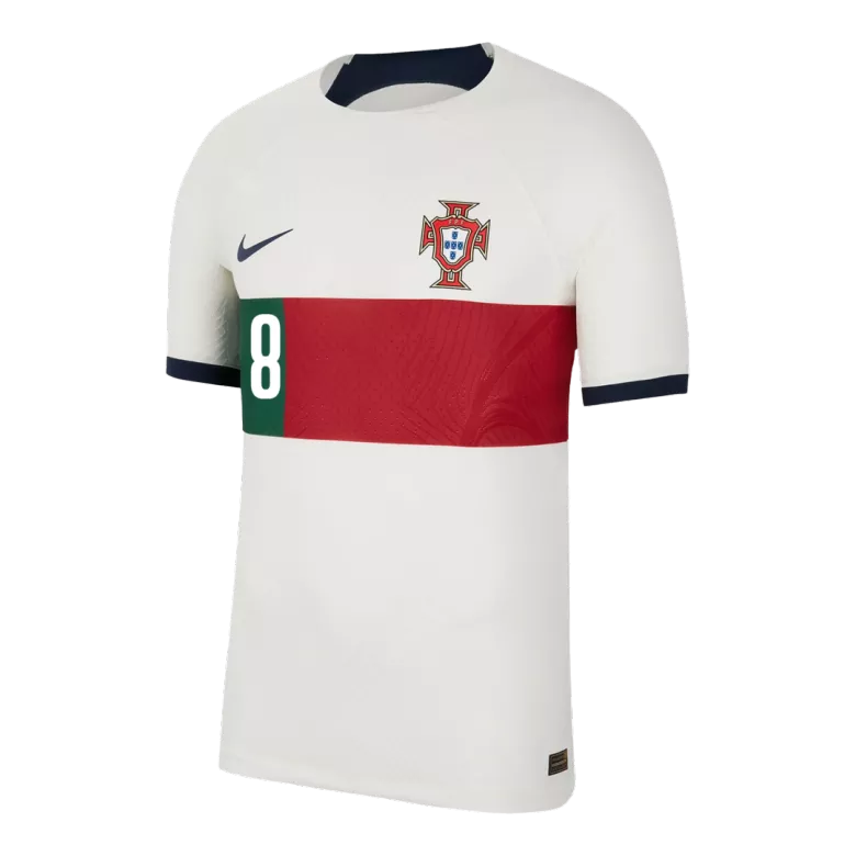 Portugal B.FERNANDES #8 Away Jersey Authentic 2022 - gojersey