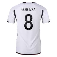 Germany GORETZKA #8 Home Jersey Authentic 2022 - goaljerseys