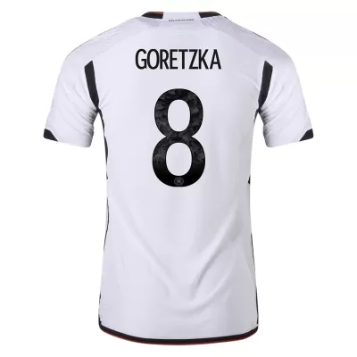 Germany GORETZKA #8 Home Jersey Authentic 2022 - gojersey