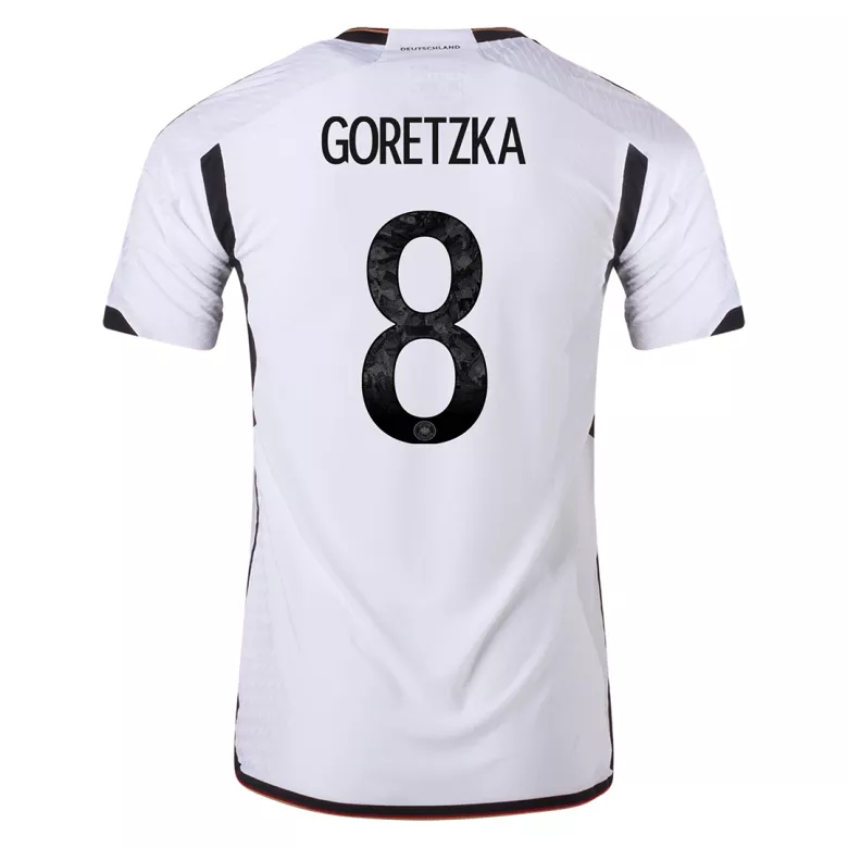 Germany GORETZKA #8 Home Jersey Authentic 2022 - gojersey