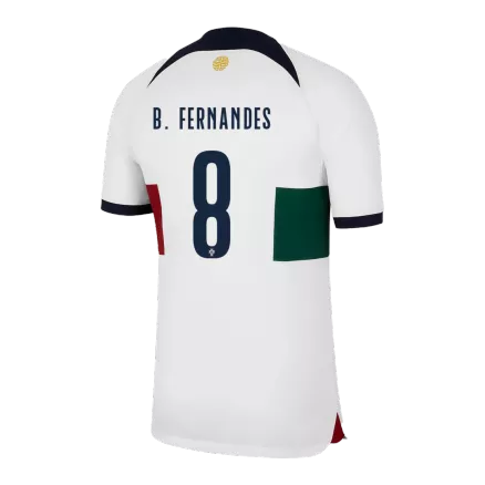 Portugal B.FERNANDES #8 Away Jersey 2022 - gojersey