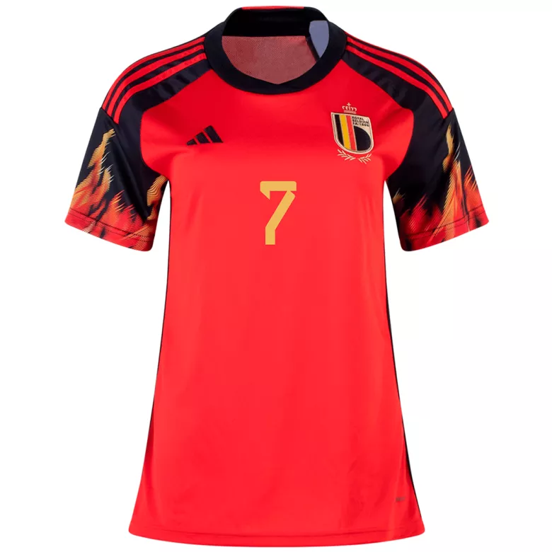 Belgium DE BRUYNE #7 Home Jersey 2022 Women - gojersey