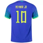 Brazil NEYMAR JR #10 Away Jersey Authentic 2022 - goaljerseys