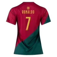 Portugal RONALDO #7 Home Jersey 2022 Women - goaljerseys