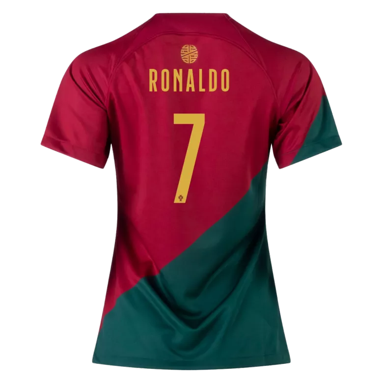 Portugal RONALDO #7 Home Jersey 2022 Women - gojersey