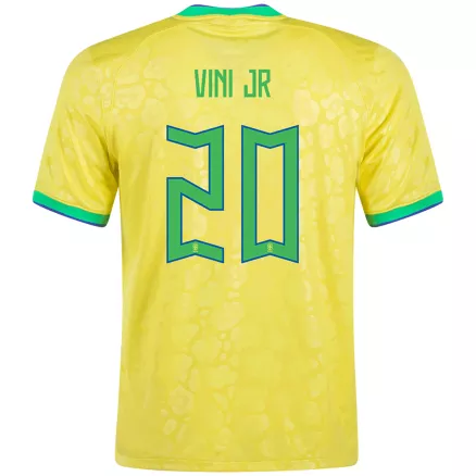 Brazil VINI JR #20 Home Jersey 2022 - gojerseys