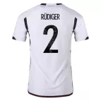 Germany RÜDIGER #2 Home Jersey Authentic 2022 - goaljerseys