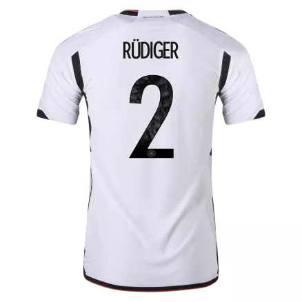 Germany RÜDIGER #2 Home Jersey Authentic 2022 - gojerseys