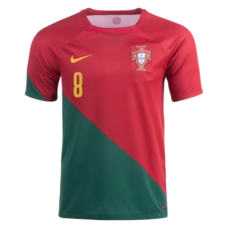 Portugal B.FERNANDES #8 Home Jersey 2022 - gojersey