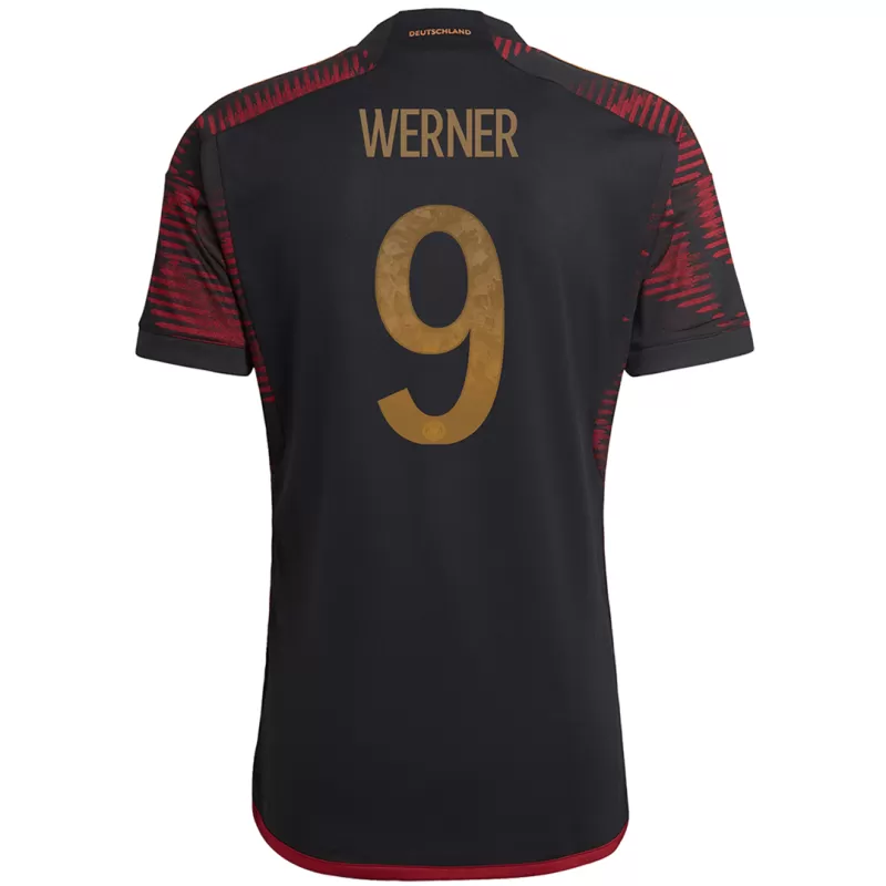 Germany WERNER #9 Away Jersey 2022 - gojersey