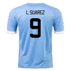 Uruguay L. SUAREZ #9 Home Jersey 2022 - goaljerseys