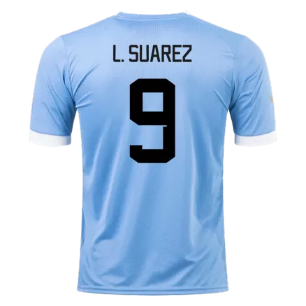 Uruguay L. SUAREZ #9 Home Jersey 2022 - gojerseys