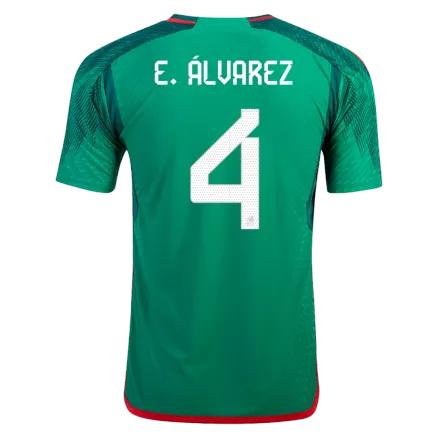Mexico E.ÁLVAREZ #4 Home Jersey 2022 Women - gojerseys