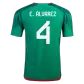 Mexico E.ÁLVAREZ #4 Home Jersey 2022 Women - goaljerseys