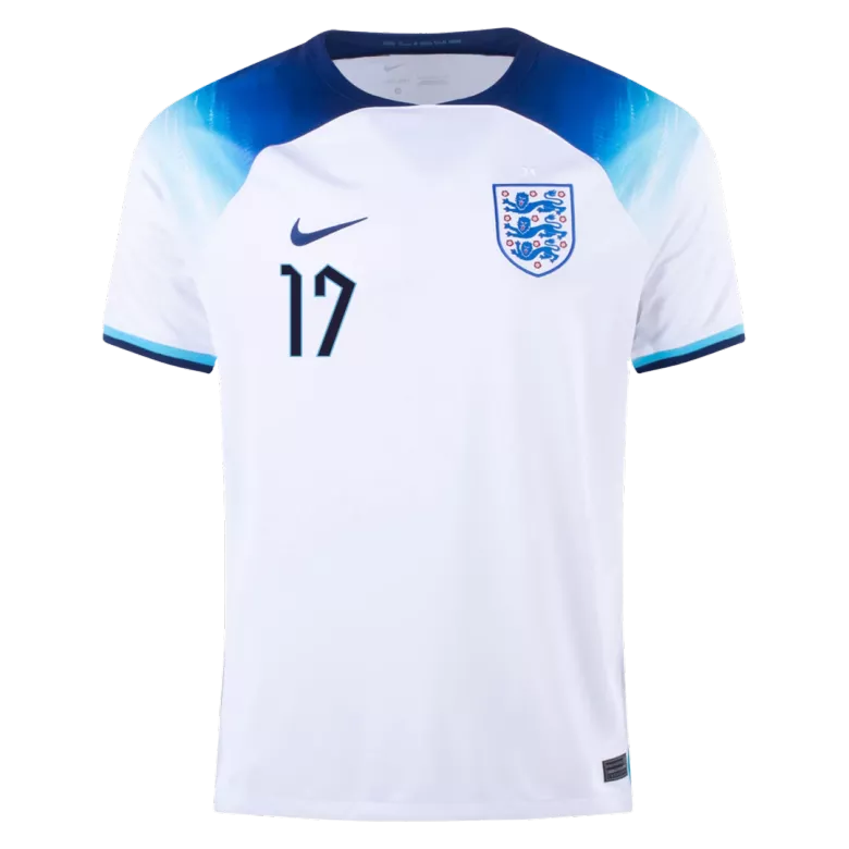 England SAKA #17 Home Jersey 2022 - gojersey