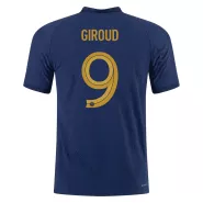 France GIROUD #9 Home Jersey Authentic 2022 - goaljerseys