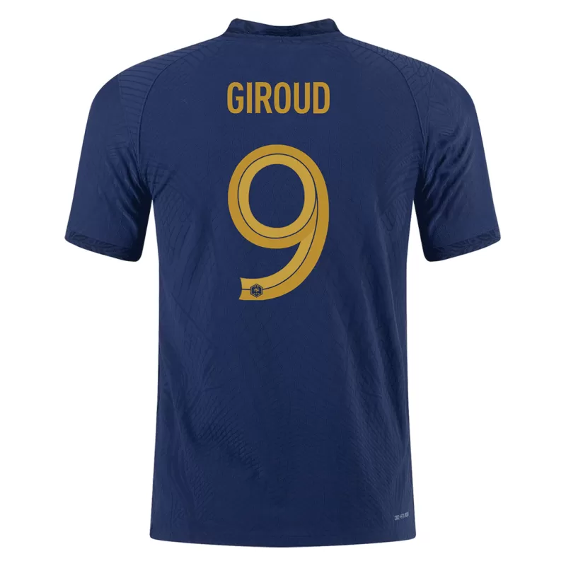France GIROUD #9 Home Jersey Authentic 2022 - gojersey