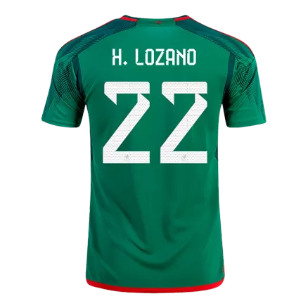 Mexico H.LOZANO #22 Home Jersey 2022 - gojerseys