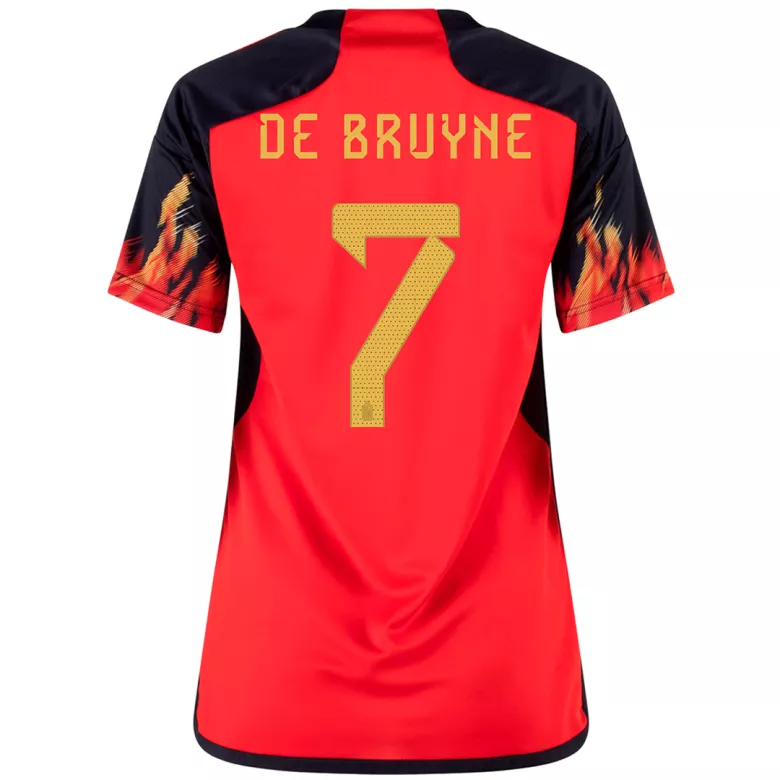 Belgium DE BRUYNE #7 Home Jersey 2022 Women - gojersey