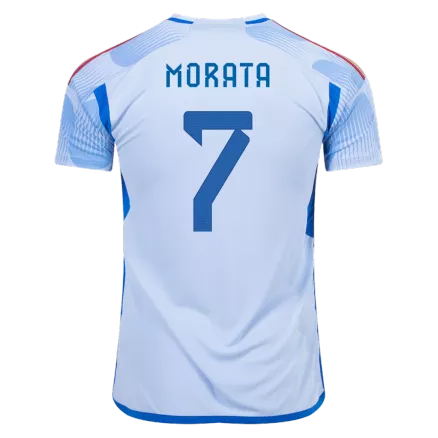 Spain MORATA #7 Away Jersey 2022 - gojerseys