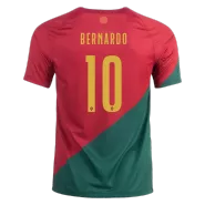 Portugal BERNARDO #10 Home Jersey 2022 - goaljerseys