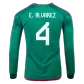 Mexico E.ÁLVAREZ #4 Home Jersey 2022 - Long Sleeve - goaljerseys