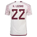Mexico H.LOZANO #22 Away Jersey Authentic 2022 - goaljerseys