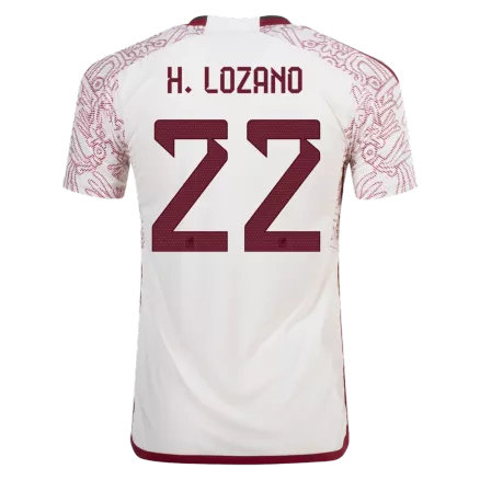 Mexico H.LOZANO #22 Away Jersey Authentic 2022 - gojerseys