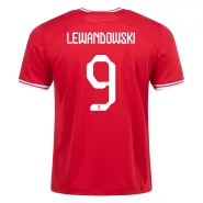 Poland LEWANDOWSKI #9 Away Jersey 2022 - goaljerseys