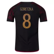 Germany GORETZKA #8 Away Jersey Authentic 2022 - goaljerseys