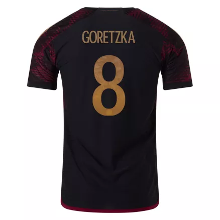Germany GORETZKA #8 Away Jersey Authentic 2022 - gojerseys