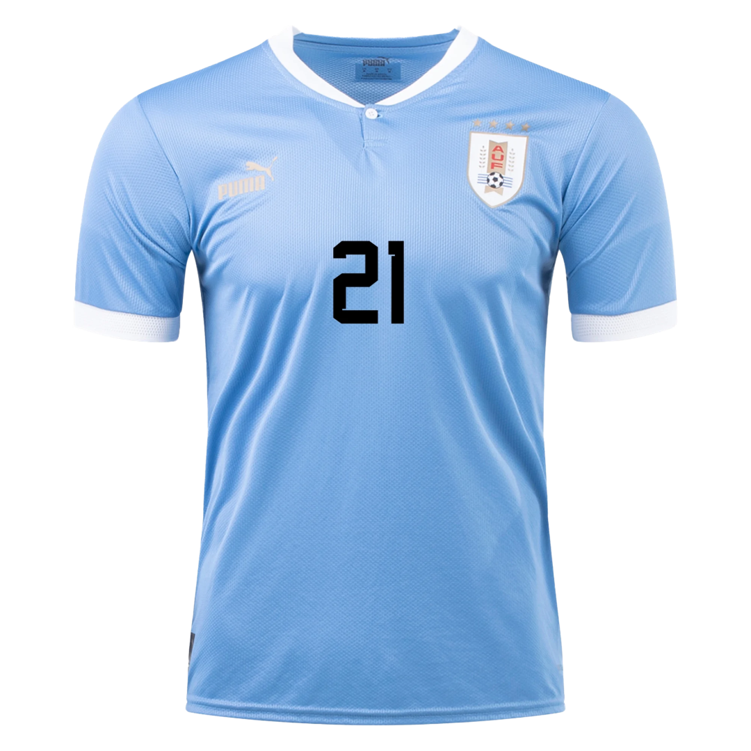 URUGUAY SUAREZ 2019 COPA AMERICA ORIGINAL AWAY JERSEY Size L – TIFFOZI  APPAREL