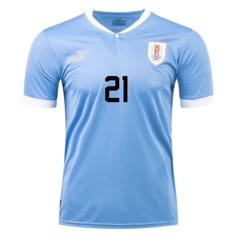 Uruguay E.CAVANI #21 Home Jersey 2022 - gojersey