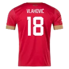 Serbia VLAHOVIĆ #18 Home Jersey 2022 - goaljerseys